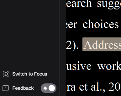 Switch between light and dark mode