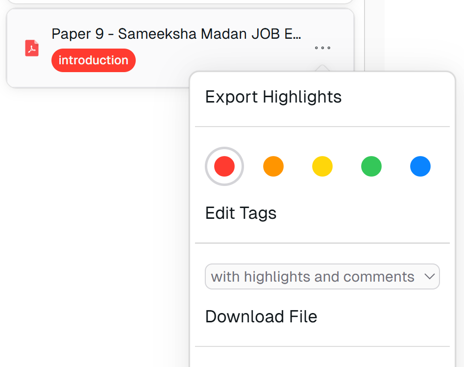 Use tags to organize files